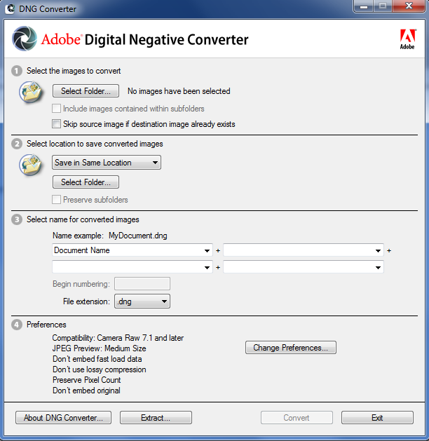 adobe camera roaw and dng converter for mac